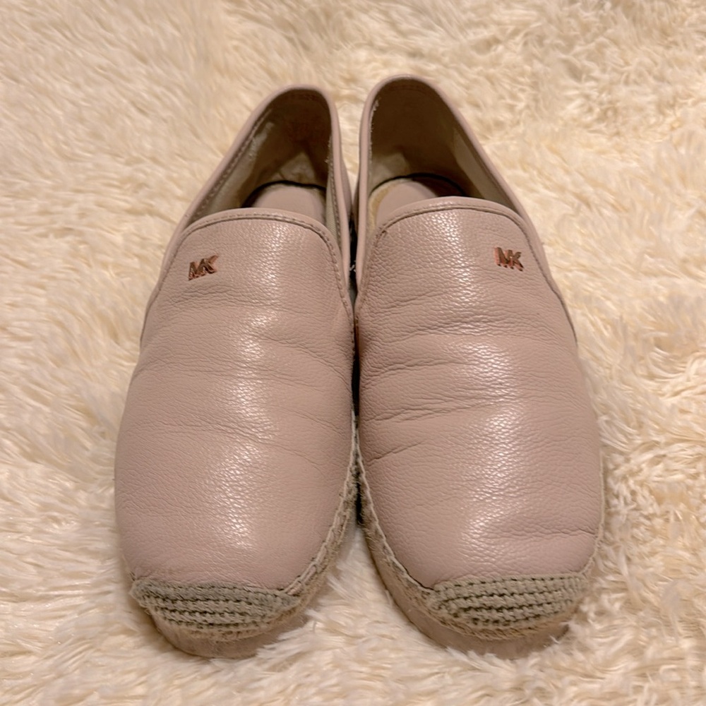 Michael Kors slip on pink espadrille